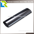 Black steel oval stainless steel pipe for decoration
